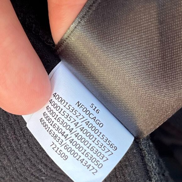 North Face Womens Softshell windwall Full ZIP Jacket Black/dark grey size XS - Picture 7 of 9